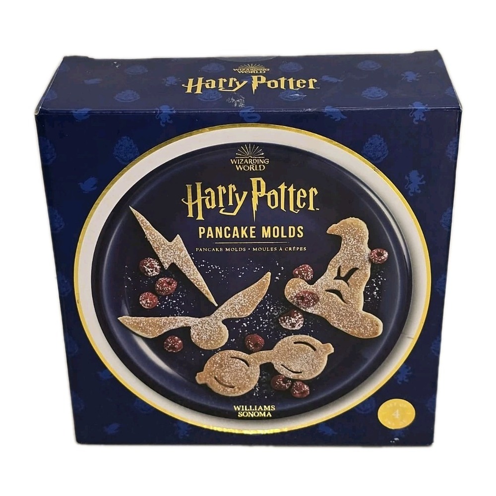 Harry Potter Pancake Molds Set of 4‎ Open Box | Wizarding World Fun Kitchen